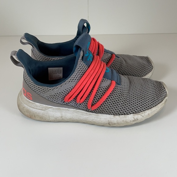 Adidas Girls Gray and Pink Slip on Athletic shoes size 5 - Picture 2 of 6